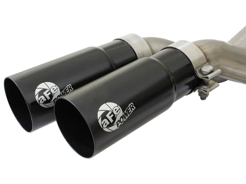 aFe — aFe Rebel Series Exhaust SS Front Side Exit CB w/ Black Tips 10-14 Ford F150 Ecoboost V8 6.2L
Cat-Back Exhaust - view 6