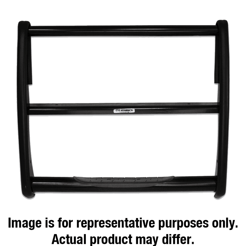 Go Rhino — Go Rhino 07-13 Chevrolet Avalanche 3000 Series StepGuard - Black (Center Grille Guard Only)
3000 Grille Guard - view 1