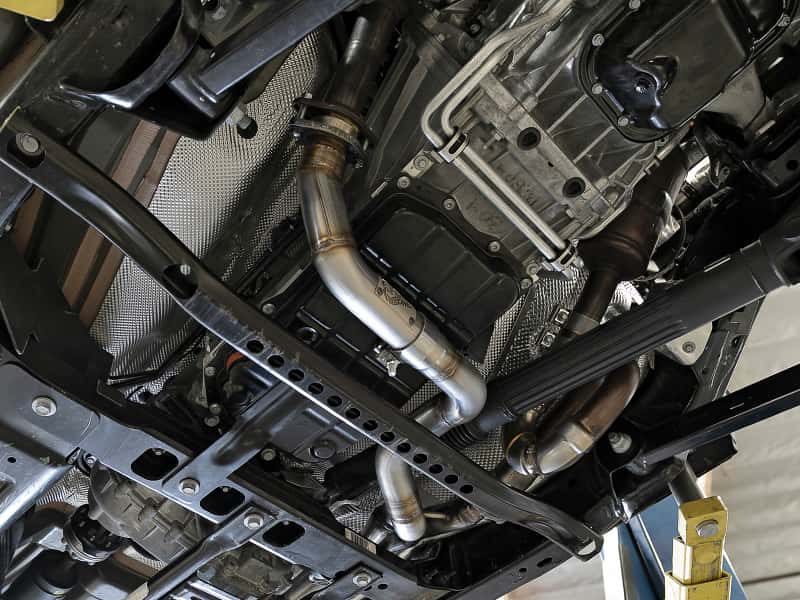aFe — aFe POWER Twisted Steel Y-Pipe 2-1/4in 409 SS Exhaust System 2018 Jeep Wrangler (JL) V6-3.6L
Twisted Steel Y-Pipe - view 6
