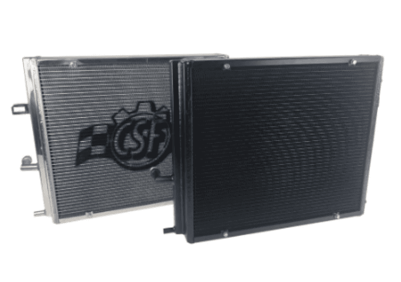 CSF — CSF BMW B58/B48 Front Mount Triple-Pass Heat Exchanger w/Rock Guard - Black
CSF Heat Exchanger
8131B
 - view 5