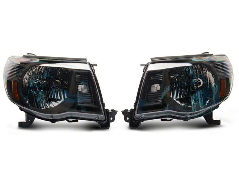 Raxiom — Raxiom 05-11 Toyota Tacoma Axial Series OE Replacement Headlights- Blk Housing (Clear Lens)
Headlights - view 2