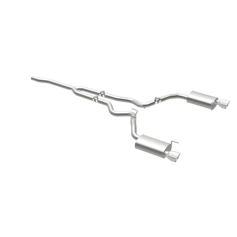 Magnaflow — MagnaFlow Cat Back, SS, 2.5in, Street, Dual Split Polished 4.5in Tips 2015 Ford Mustang Ecoboost
Cat-Back - view 18