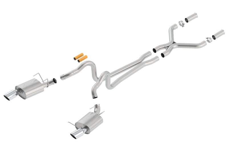 Borla — Borla 13-14 Mustang GT/Boss 302 5.0L V8 RWD Single Split Rear Exit ATAK Catback Exhaust
Cat-Back System
ExhstSysKt - view 4