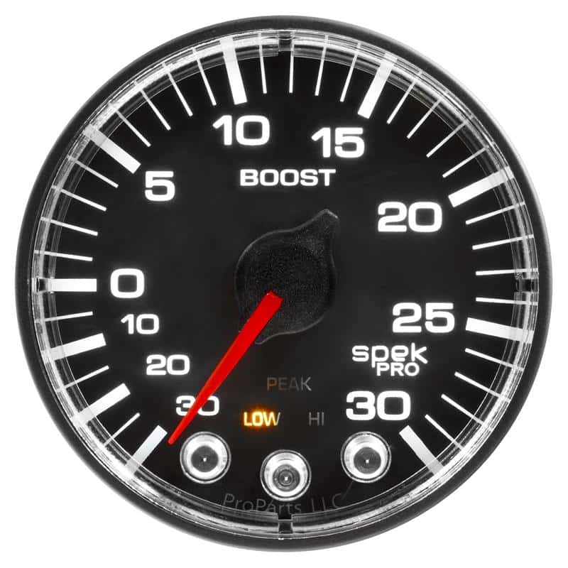 AutoMeter — Autometer Spek-Pro 52.4mm 30inHG-30PSI Digital Stepper Motor Vac/Boost Gauge
GA 2" BST 30 BFB SPK - view 2