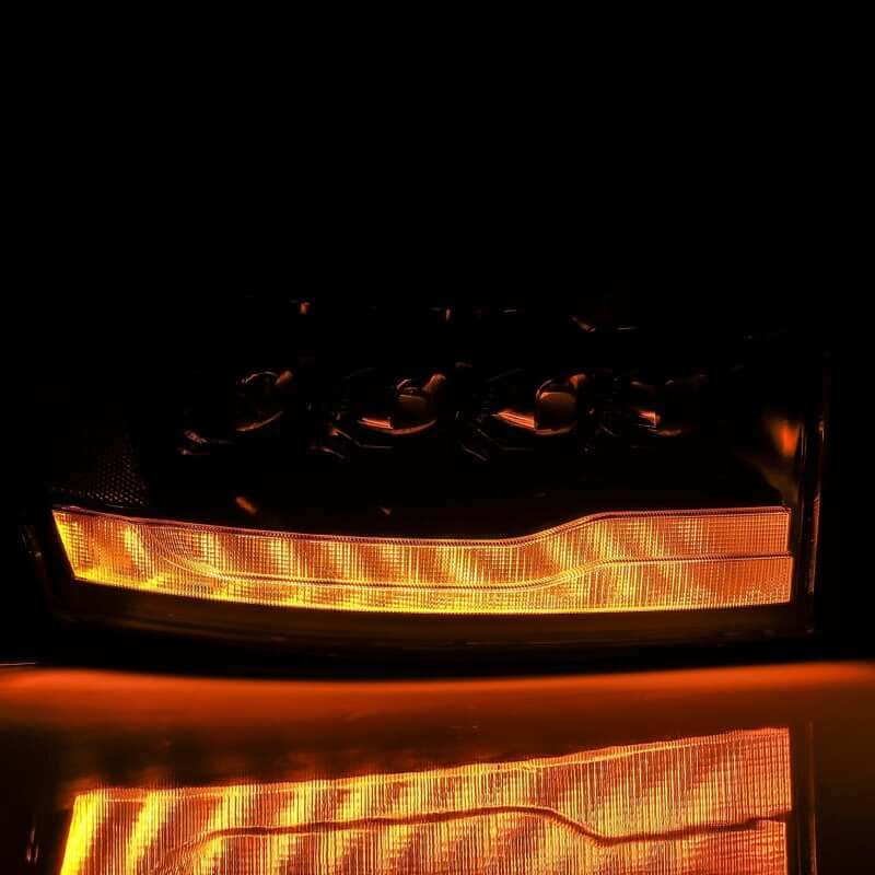 AlphaRex — AlphaRex 06-08 Ram 1500HD NOVA LED Proj Headlights Plank Style Alpha Blk w/Seq Signal/DRL/Amber LED
Projector Headlights - view 6