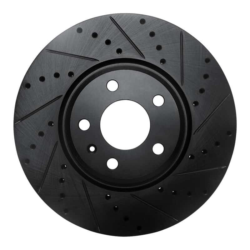 R1 Concepts — R1 2011-2017 Audi A4 (USA/Canada) Front Right Drilled & Slotted Black Brake Rotor
R1 Brake Rotor Drill - view 1