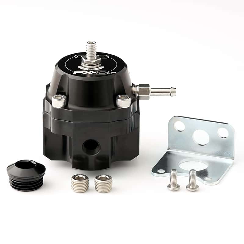 Go Fast Bits — GFB FX-D Low Pressure Fuel Regulator w/8AN Ports
FX-D LP Fuel Reg - view 3