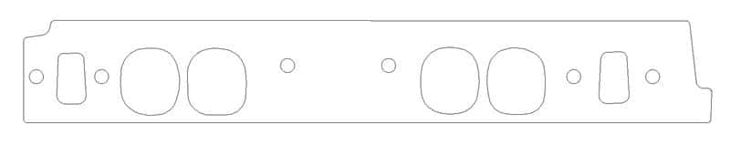 Cometic Gasket — Cometic Chevy Mark-IV Big Block V8 .060in Fiber Intake Manifold Gasket Set - Brodix RR BB-O Heads
Intake Gasket Set - view 1