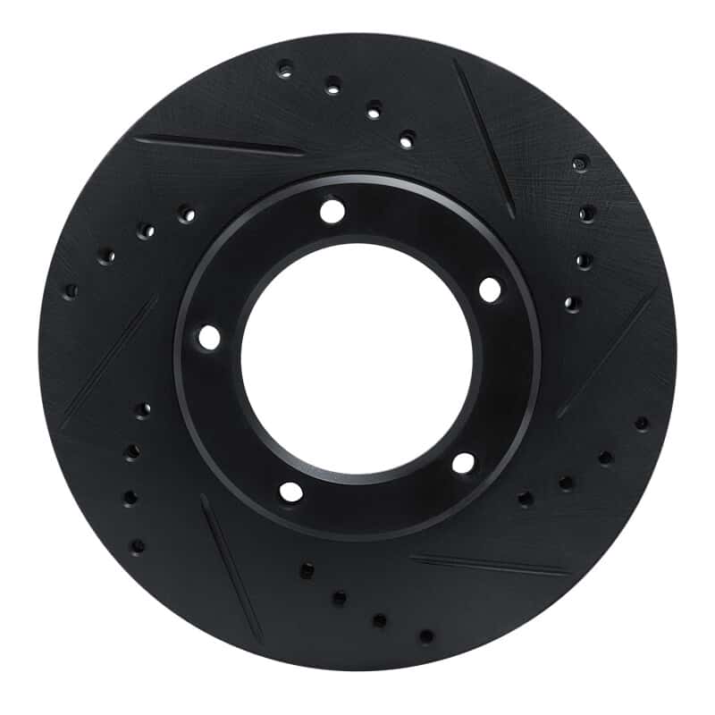 R1 Concepts — R1 84-95 Toyota Pickup Front Right Drilled & Slotted Black Brake Rotor
R1 Brake Rotor Drill - view 1