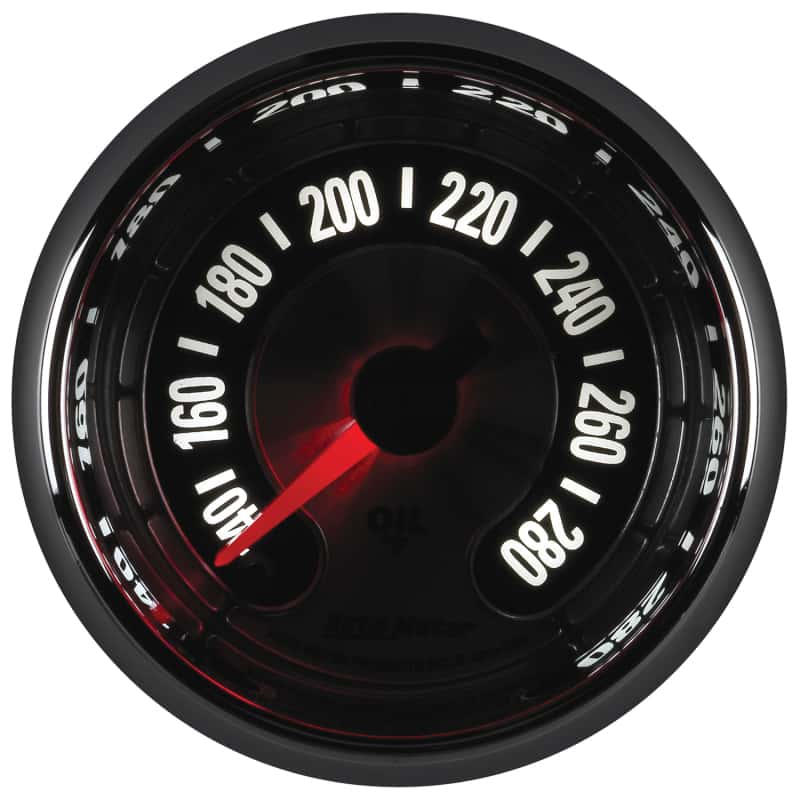 AutoMeter — Autometer American Muscle 2-1/16in Full Sweep Electric Digital Stepper 140-280 Deg F Oil Temp Gauge
GA 2" OILT STEPPR AM - view 10