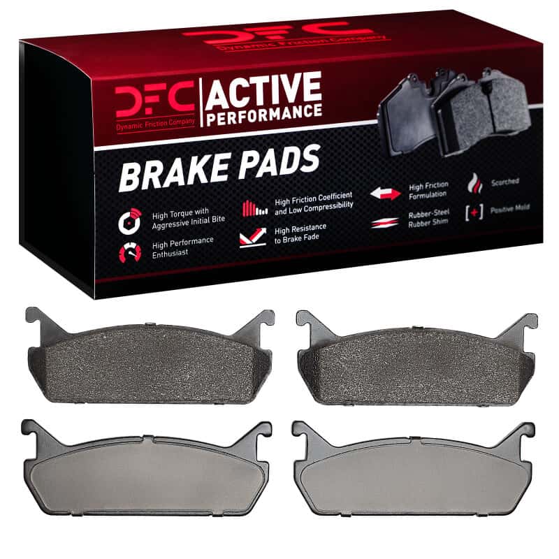 DFC — DFC 90-96 Ford Escort Rear Active Performance Pads - Low Metallic
DFC Brake Pad Set - view 4
