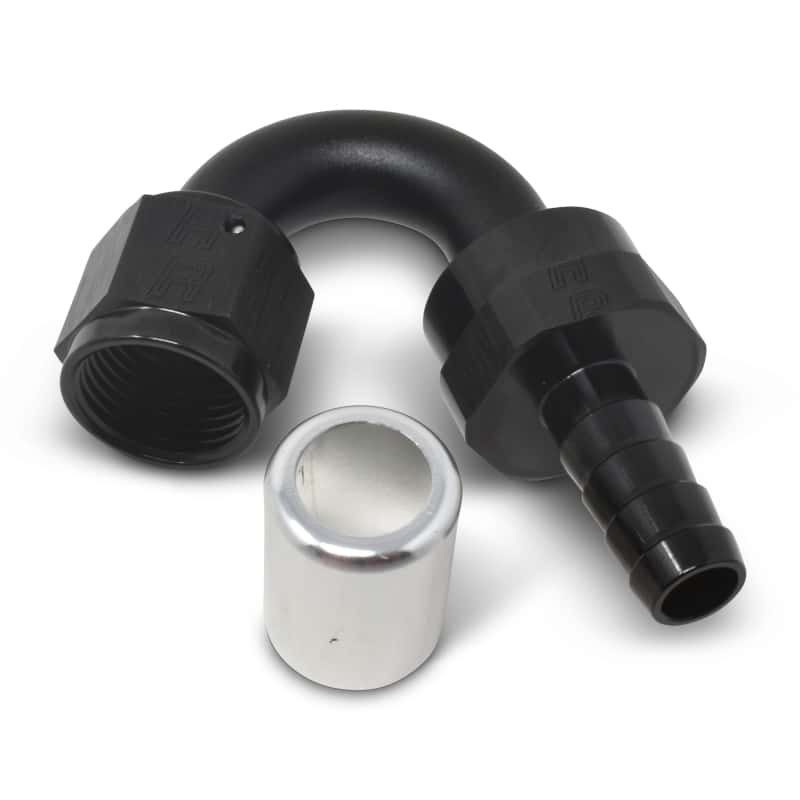 Russell — Russell Performance -8 AN Proclassic Crimp 150 Degree End (O.D. 0.700)
Hose Fitting - view 4