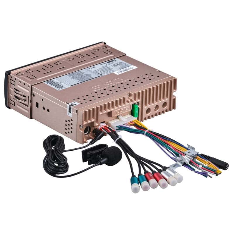 DS18 — DS18 Single Din Headunit Full DSP Bluetooth USB 3 Zones RGB illumination Built-In AMP 240 Watts RMS - view 4