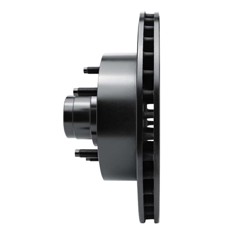 R1 Concepts — R1 94-01 Ford F-150 RWD Front Left Drilled & Slotted Black Brake Rotor
R1 Brake Rotor Drill - view 3