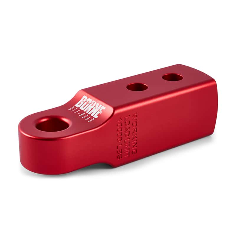 Borne Off-Road — Borne Off-Road CNC Hitch Receiver Shackle 2in Red - view 3