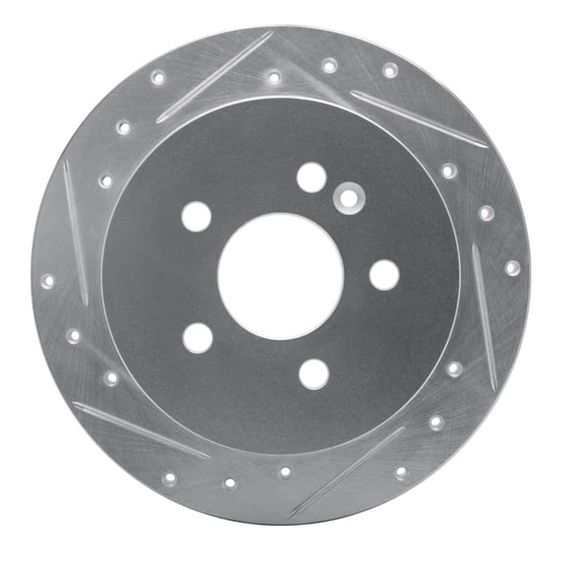 R1 Concepts — R1 98-05 Mercedes-Benz ML350 Rear Left Drilled & Slotted Silver Brake Rotor
R1 Brake Rotor Drill - view 1