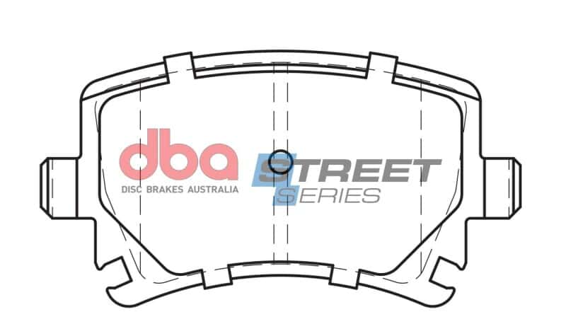DBA — DBA 06-09 Audi A3 FWD Street Series Rear Brake Pads
Brake Pad - view 1
