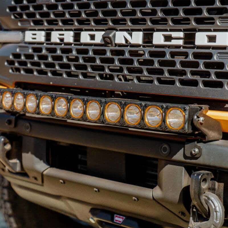 KC HiLiTES — KC HiLiTES 21-24 Ford Bronco Front Bumper Light Bar Mount (For 30in FLEX ERA LED Light Bar) - view 4