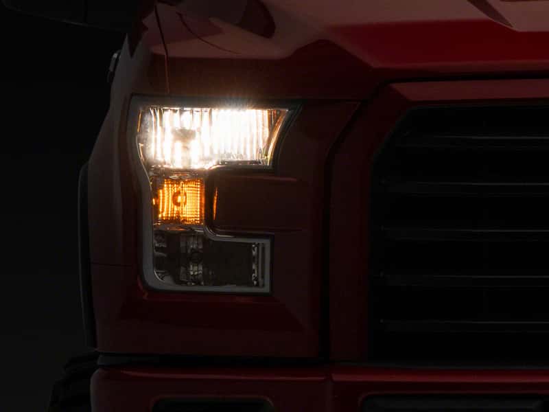 Raxiom — Raxiom 15-17 Ford F-150 Axial OEM Style Rep Headlights- Chrome Housing (Clear Lens)
Headlights - view 1