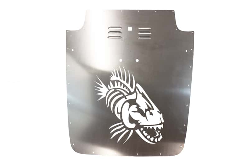 Fishbone Offroad — Fishbone Offroad 97-02 Jeep Wrangler TJ Hood Louver Raw Unpainted - view 2