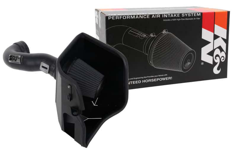 K&N Engineering — K&N 2019 Chevrolet Silverado 1500 5.3L V8 Black Performance Intake Kit
Performance Air Inta
Air Intake System - view 10