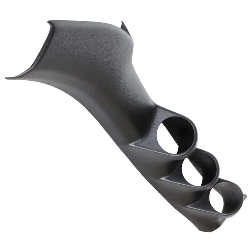 AutoMeter — Autometer 95-98 Nissan 240SX Black Triple 52mm Pillar Pod
2-1/16" TRIPLE PILLA - view 2