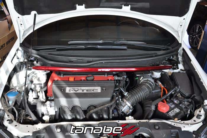 Tanabe — Tanabe Sustec Front Strut Tower Bar 2013 Honda Civic Si Sedan - view 2
