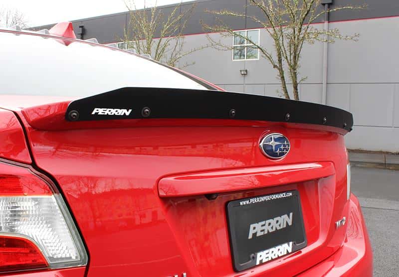 Perrin Performance — PERRIN 15-21 Subaru WRX/STI (Sedan ONLY w/ Premium Wing) Gurney Flap - view 4