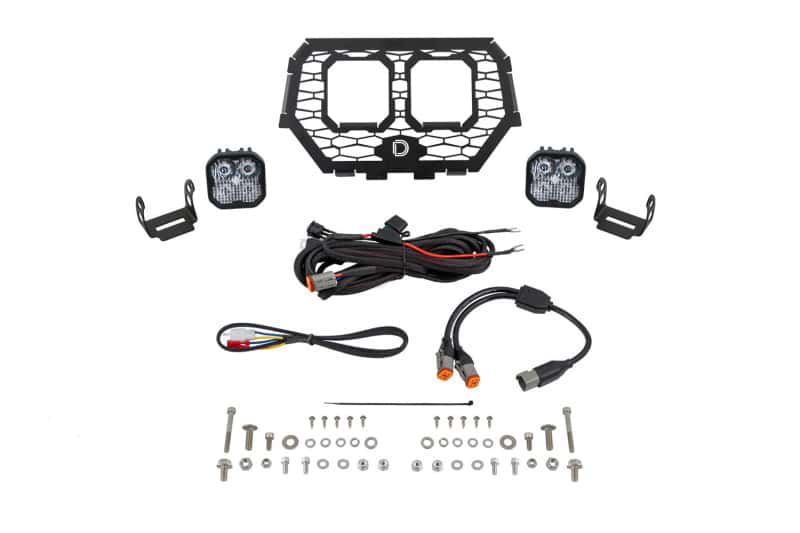 Diode Dynamics — Diode Dynamics 14-18 Polaris RZR XP Stage Series LED Grille Kit - Sport White Combo - view 1