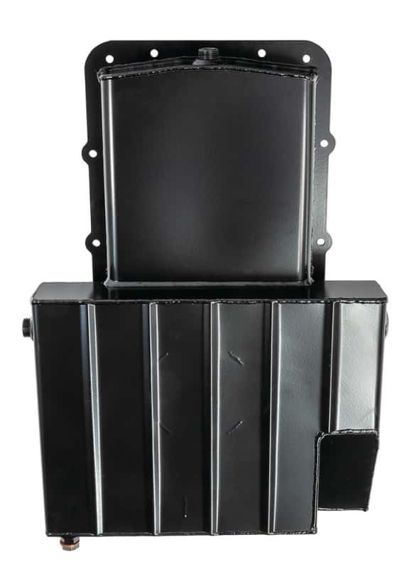 Moroso — Moroso Ford 5.0 Coyote/Cobra (w/Rear Sump) Road Race Baffled Wet Sump 9.5qt 4.5in Steel Oil Pan - view 4