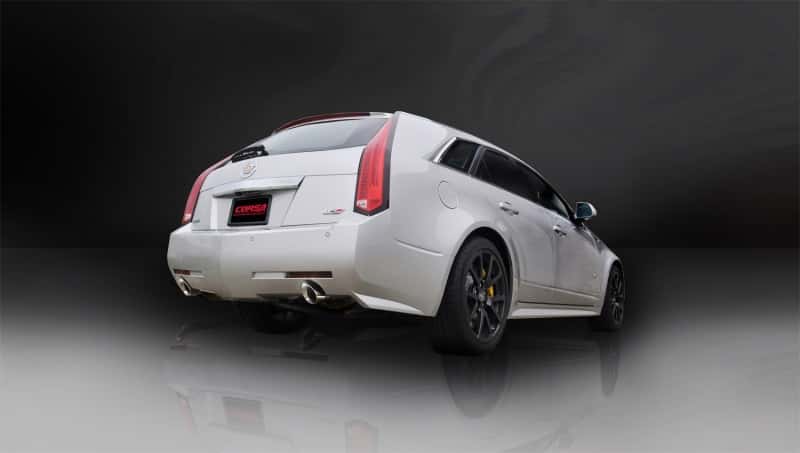 CORSA Performance — Corsa 2011-2014 Cadillac CTS Wagon V 6.2L V8 Polished Sport Axle-Back Exhaust
Exhaust - view 6