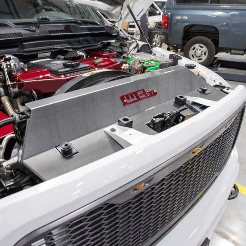 Wehrli — Wehrli 13-18 Cummins Fabricated Aluminum Radiator Cover - Semi-Gloss Black
Rad Cvr 13-18 SGB - view 6