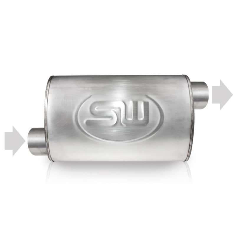 Stainless Works — Stainless Works 2.5in ID OFFSET INLET/ 2.5in OD OFFSET OUTLET (ON OPPOSITE SIDES) 4inx8in - view 1