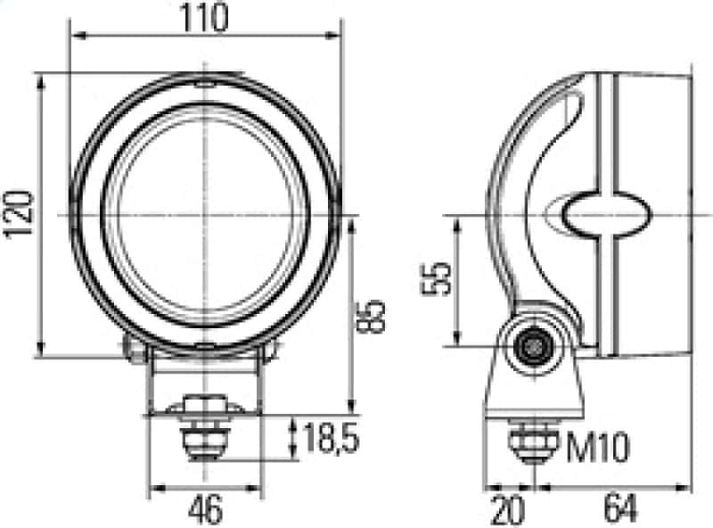 Hella — Hella Work Lamp Na 0Gr Md1224 Lt Mb3 1Gm
WORK LAMP - view 7