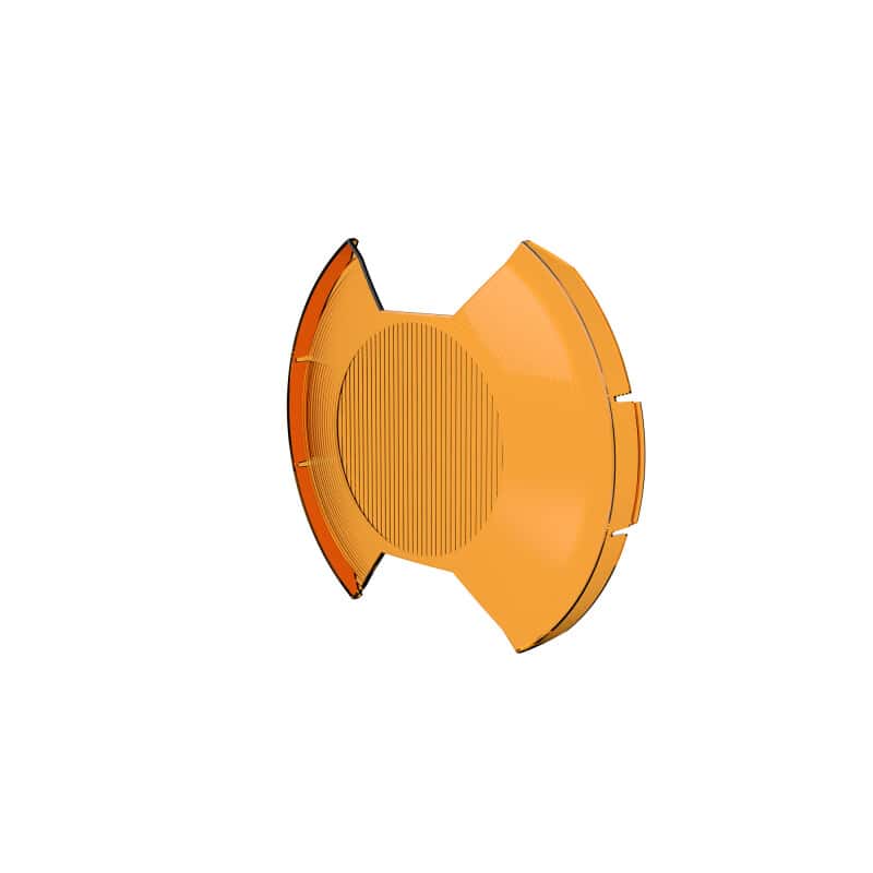 KC HiLiTES — KC HiLiTES SlimLite 8in. LED Light Shield Driving (Shield Only) - Amber - view 13