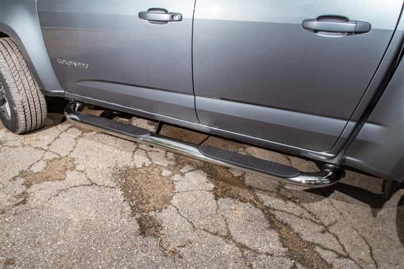 Dee Zee — Dee Zee 14-18 Chevrolet Silverado Tubes - 4In Oval Stainless Polished (CrewCab)
Nerf/Step Bar - view 6