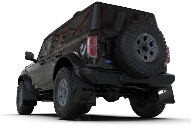 Rally Armor — Rally Armor 21-25 Ford Bronco (Plstc Bmpr + RR - NO Rptr/Sprt) Blk Mud Flap w/Red Logo
Mud Flap - view 7