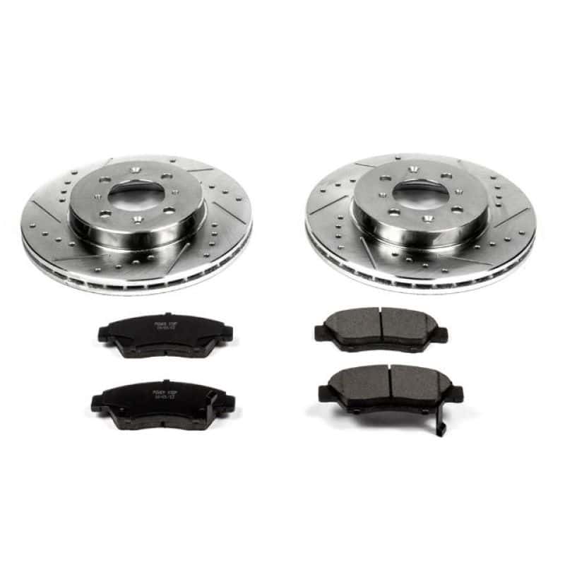 PowerStop — Power Stop 03-05 Honda Civic Front Z23 Evolution Sport Brake Kit - view 1