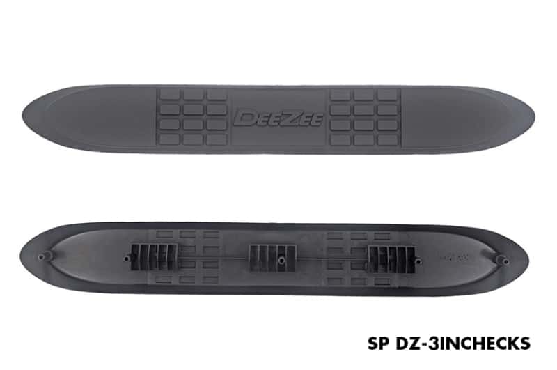 Dee Zee — Dee Zee Universal Service Parts Step Pads 3In Checkered w/ DZ Logo
Nerf/Step Bar Pad - view 2