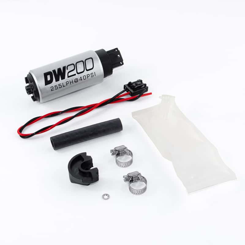 DeatschWerks — DeatschWerks 94+ Nissan 240sx/Silvia S14/S15 255 LPH DW200 In-Tank Fuel Pump w/ Install Kit - view 2