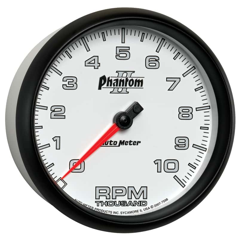 AutoMeter — Autometer Phantom II 5in Electrical 10K RPM In-Dash Tachometer
5" TACH, 10,000 RPM, - view 11