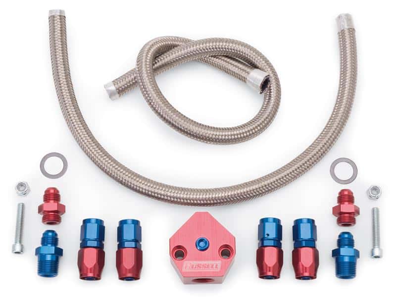 Russell — Russell Performance Edelbrock Tunnel Ram Kit for Performer Series Carbs
Carburetor Fuel Line - view 3