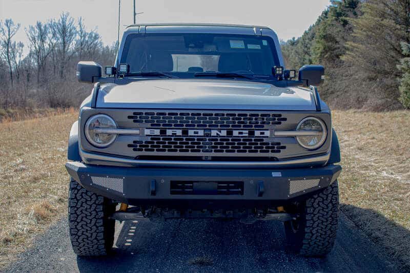 Fishbone Offroad — Fishbone Offroad 2021+ Ford Bronco Front Bumper - Black - view 9