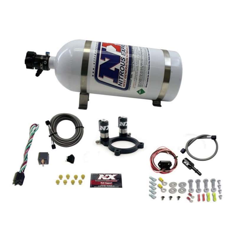 Nitrous Express — Nitrous Express Ford 3.5L/3.7L V6 Nitrous Plate Kit w/10lb Bottle
Injection System Kit
N2OSys - view 1