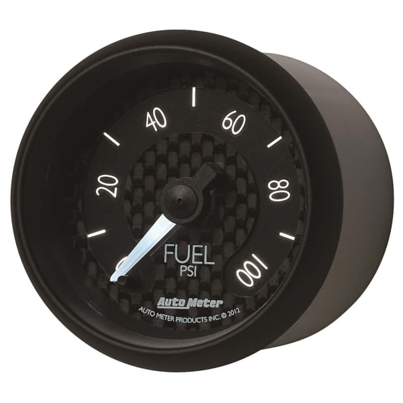 AutoMeter — Autometer GT Series 52mm Full Sweep Electronic 0-100 PSI Fuel Pressure Gauge
2-1/16" FUEL PRESS, - view 9