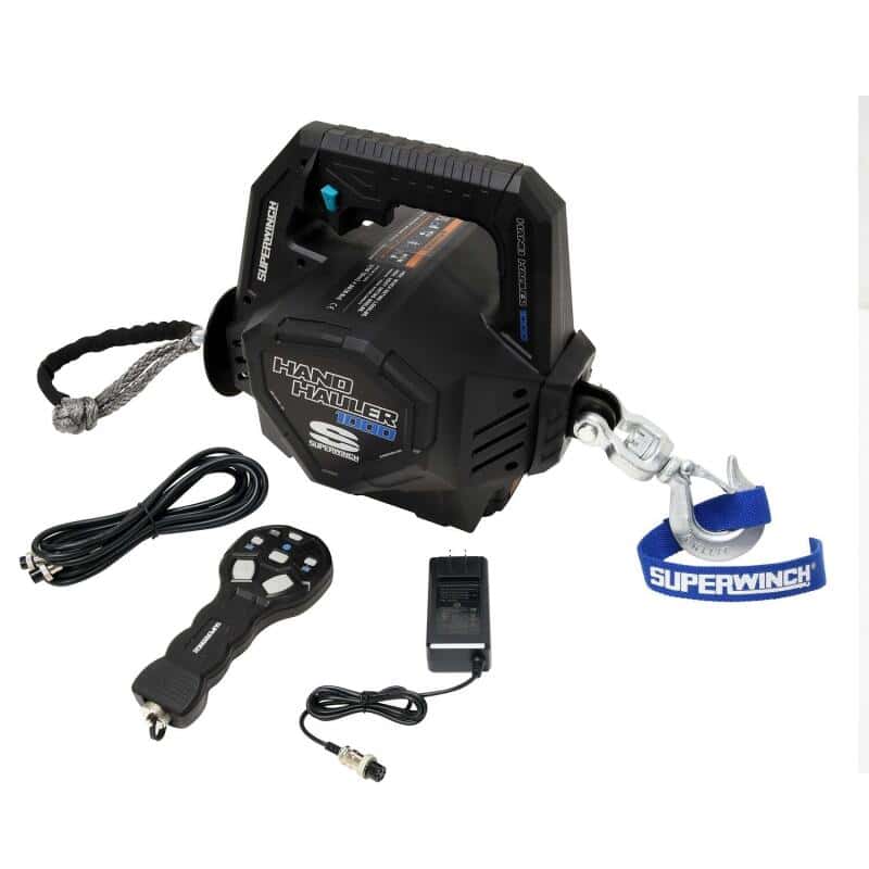 Superwinch — Superwinch Hand Hauler 1000 Winch 24 VDC 1000 lbs Line Pull Soft Shackle Rope End Safely - view 4