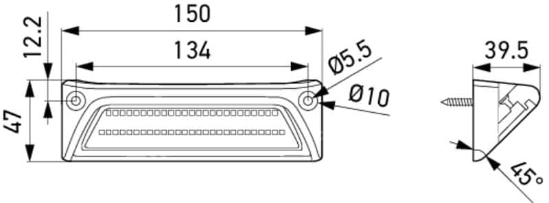 Hella — Hella Value Fit SMS2000 / Scene Light 6in LED Light Bar - Extra Wide Illumination - view 4