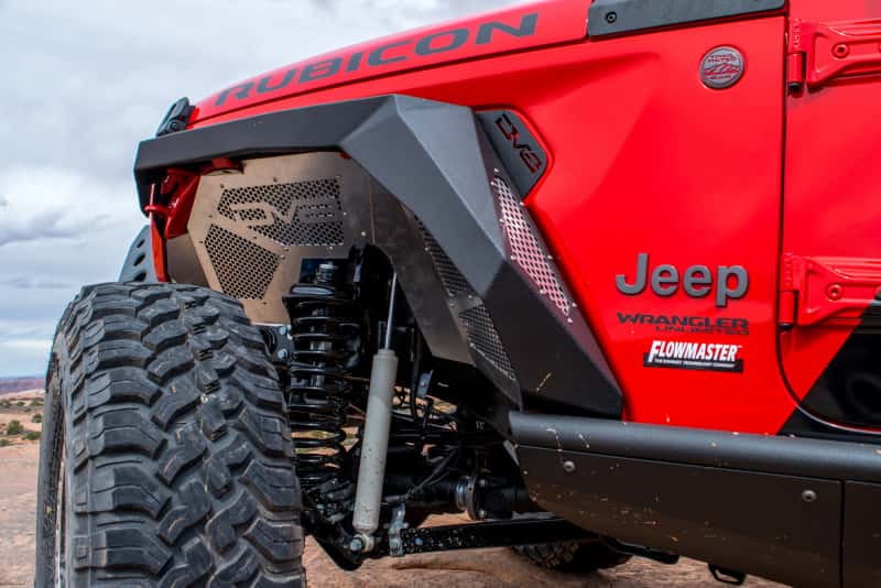 DV8 Offroad — DV8 Offroad 2018+ Jeep Wrangler JL Armor Fenders w/ LED Turn Signal Lights
Fender Flares - view 4