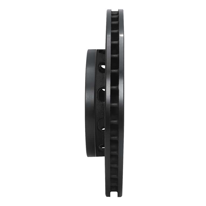 R1 Concepts — R1 00-02 Audi S4 Rear Left Drilled & Slotted Black Brake Rotor
R1 Brake Rotor Drill - view 3