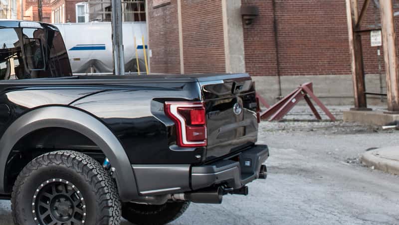 CORSA Performance — Corsa 2017-2020 Ford F-150 Raptor 3in Inlet / 5in Outlet Black Cerakote Tip Kit (For Corsa Exh Only)
Exhaust - view 2
